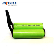 Bateria de 2.4v nimh AA 900mah recarregável PKCELL